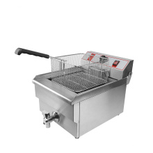 Commercial Professional Temperature Control Countertop Stainless Steel Electric Deep Fryer